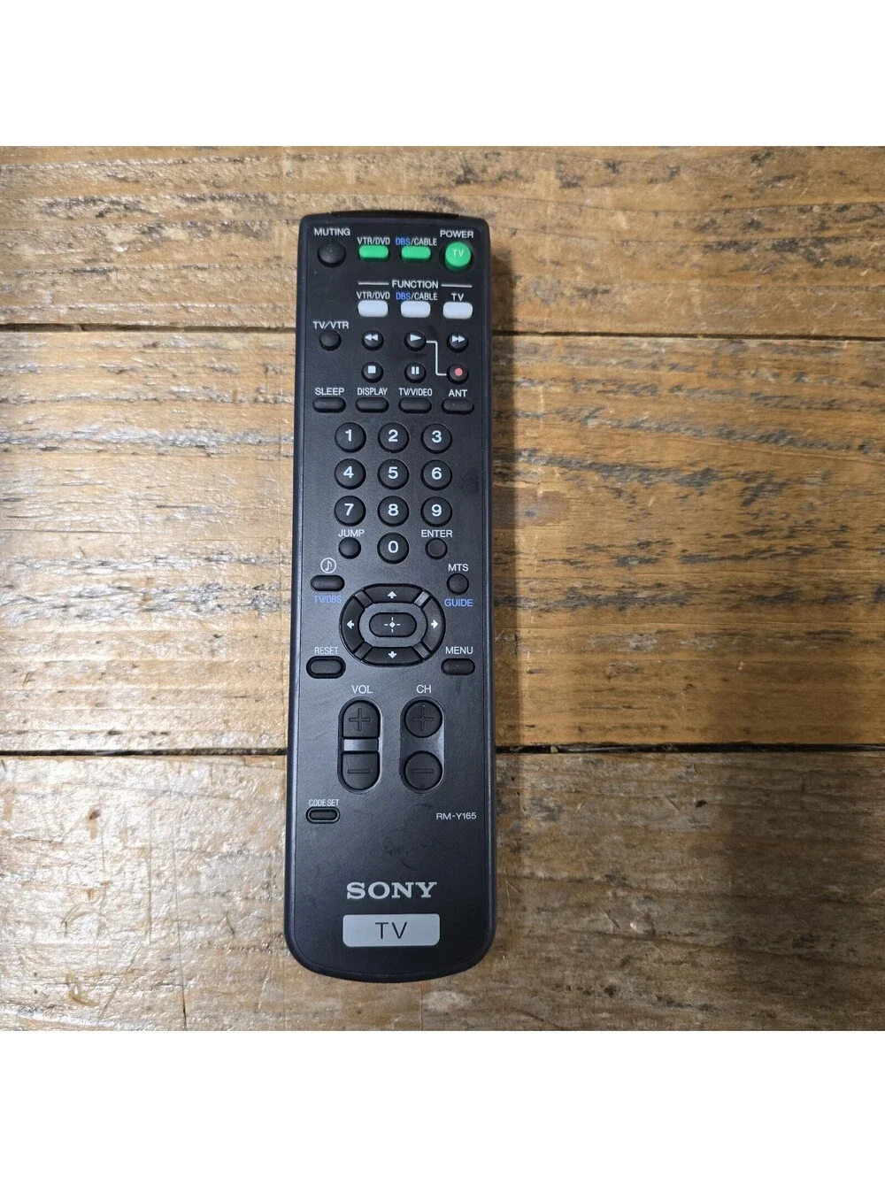 Sony RM-Y165 TV VCR DVD Remote Control TESTED RM-Y167 RM-Y168 RM-Y169 KV-27V42rm